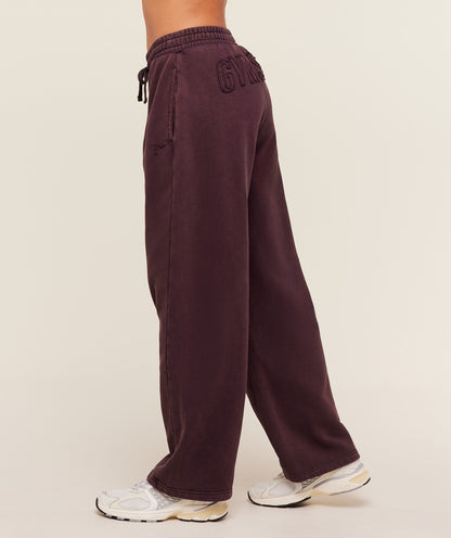 Women's Gymshark Power Washed Joggers Cherry Purple