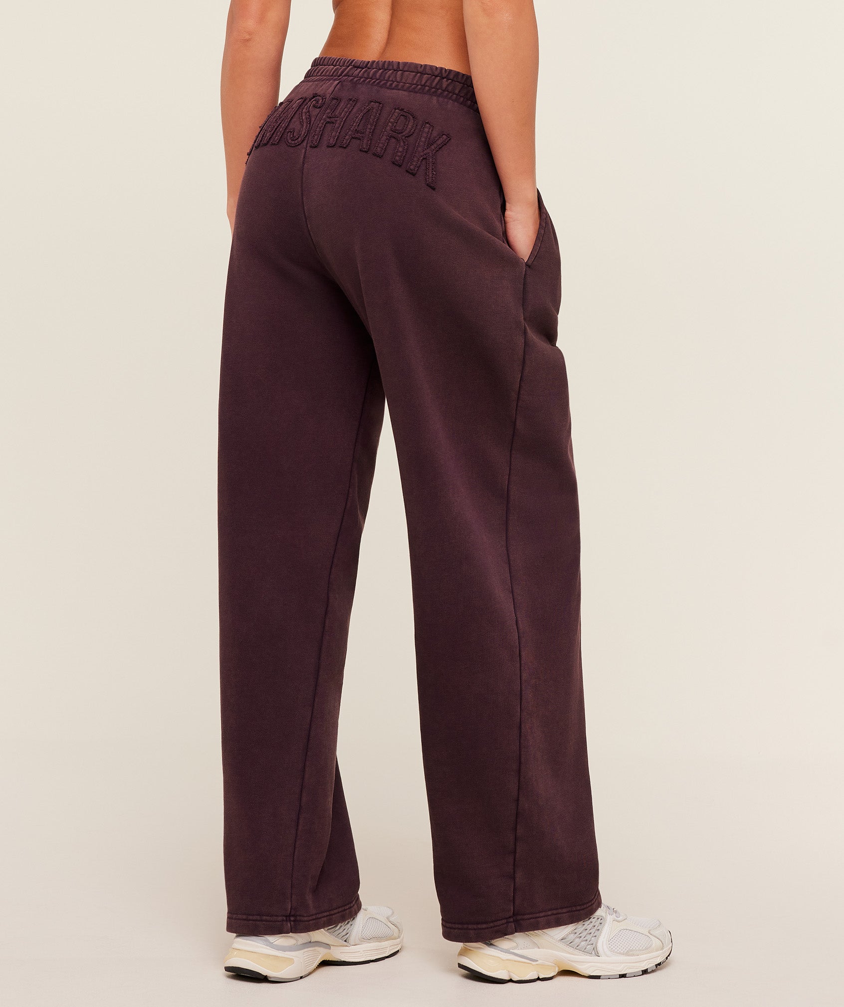 Women's Gymshark Power Washed Joggers Cherry Purple