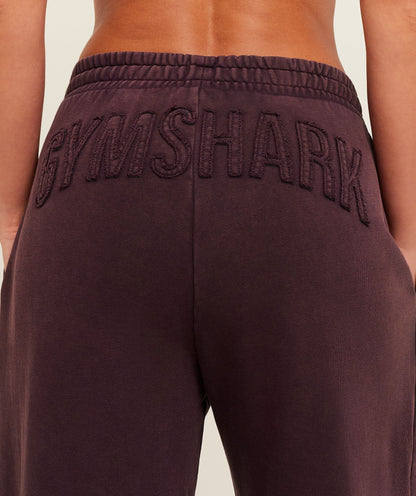 Women's Gymshark Power Washed Joggers Cherry Purple