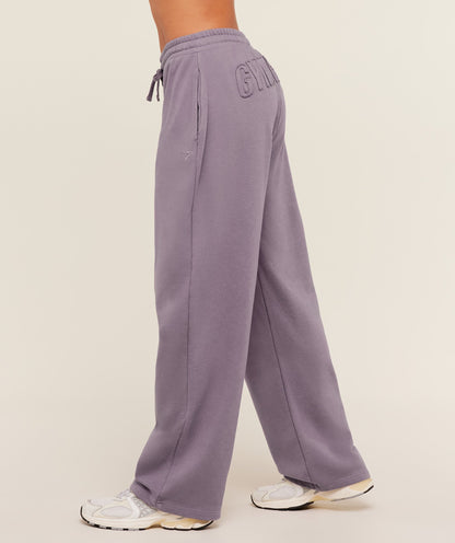 Women's Gymshark Power Washed Joggers Dusk Purple