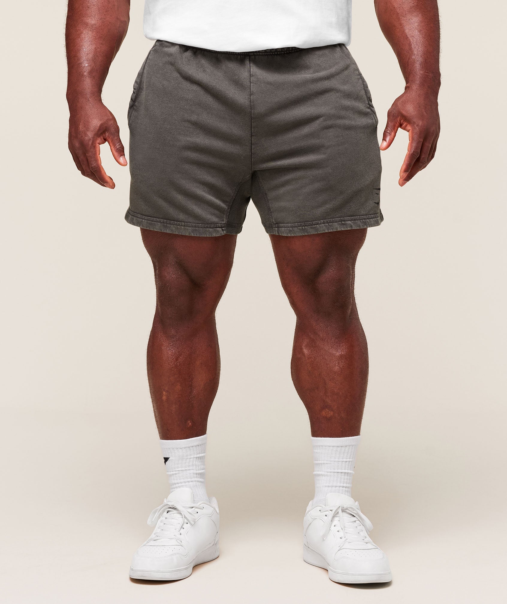 Gymshark Heritage 5" Shorts Onyx Grey