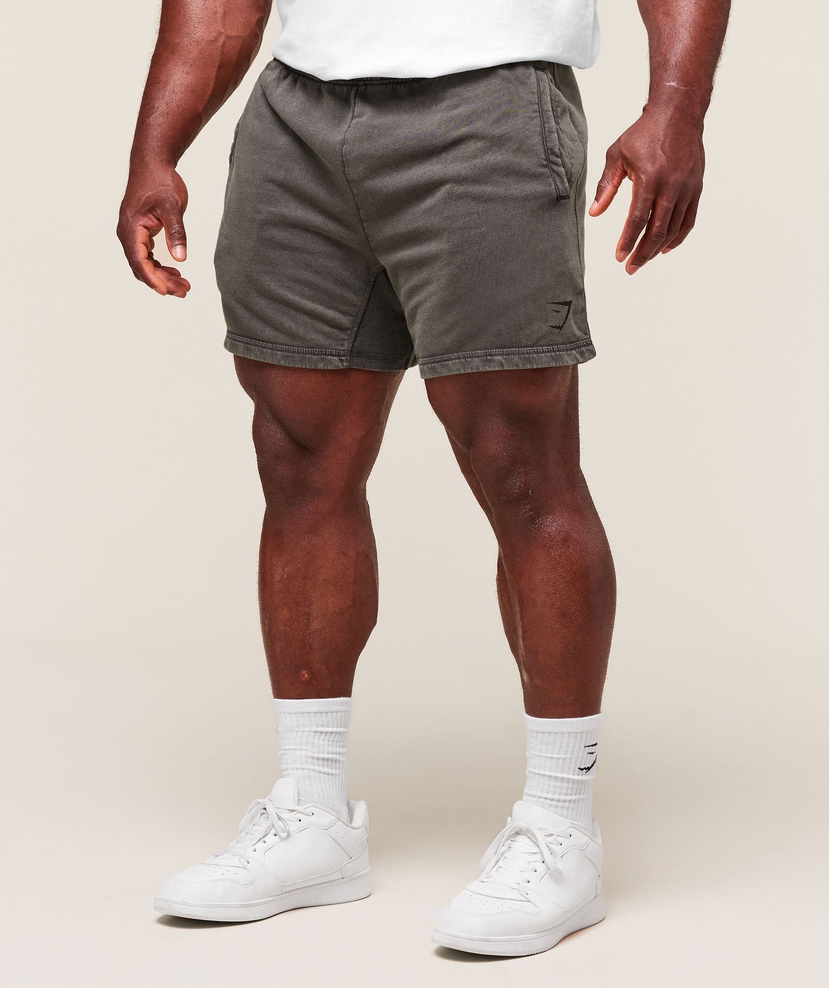 Gymshark Heritage 5" Shorts Onyx Grey