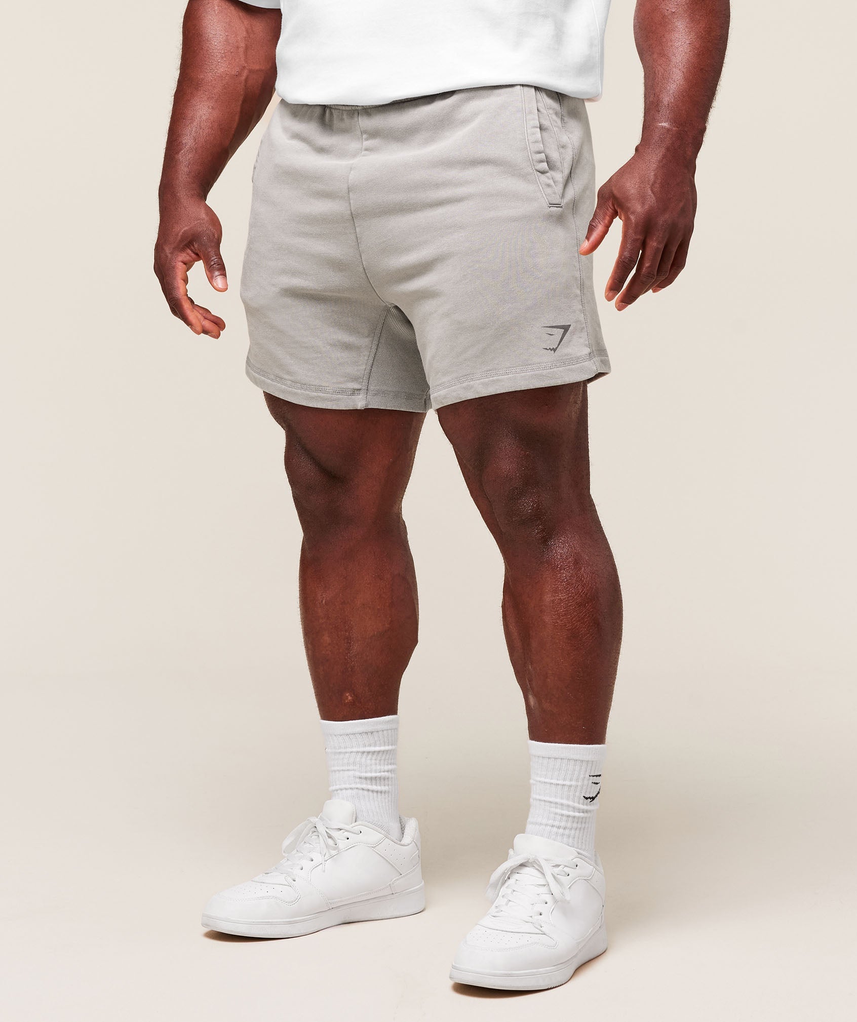 Gymshark Heritage 5" Shorts Smokey Grey