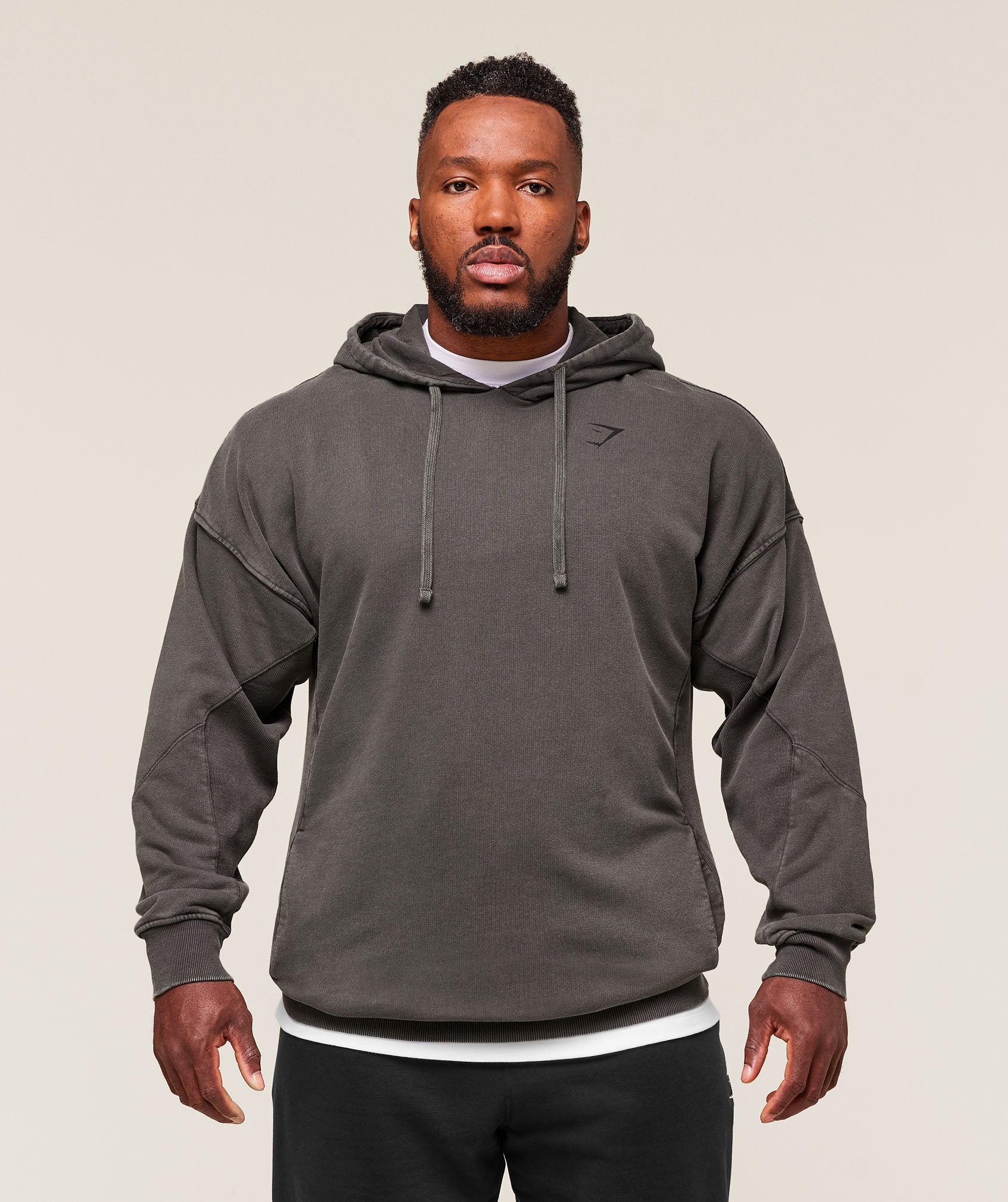 Gymshark Power Washed Hoodie Onyx Grey