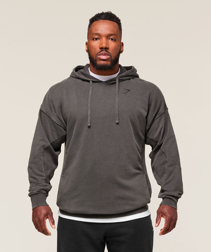 Gymshark Power Washed Hoodie Onyx Grey