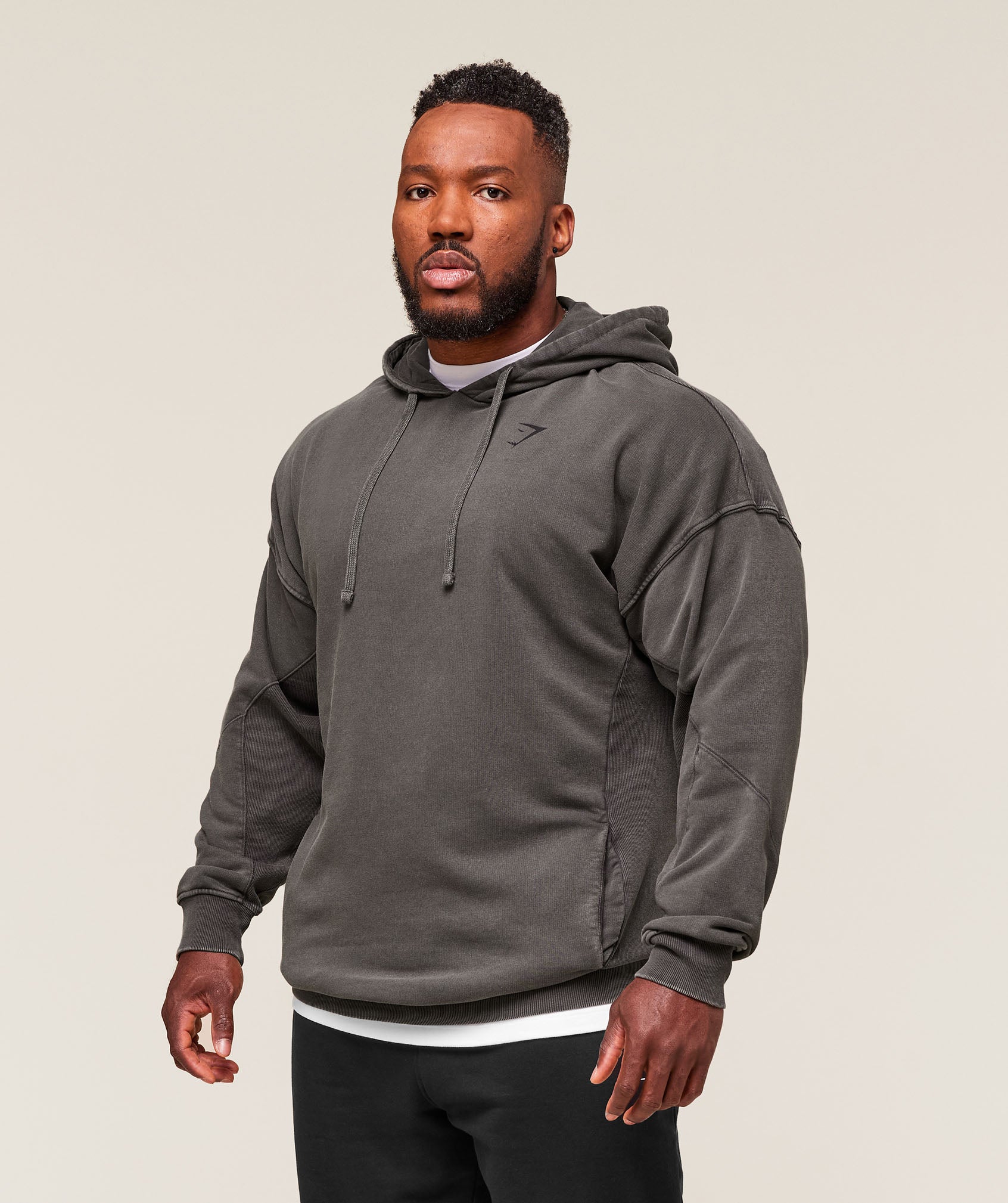 Gymshark Power Washed Hoodie Onyx Grey