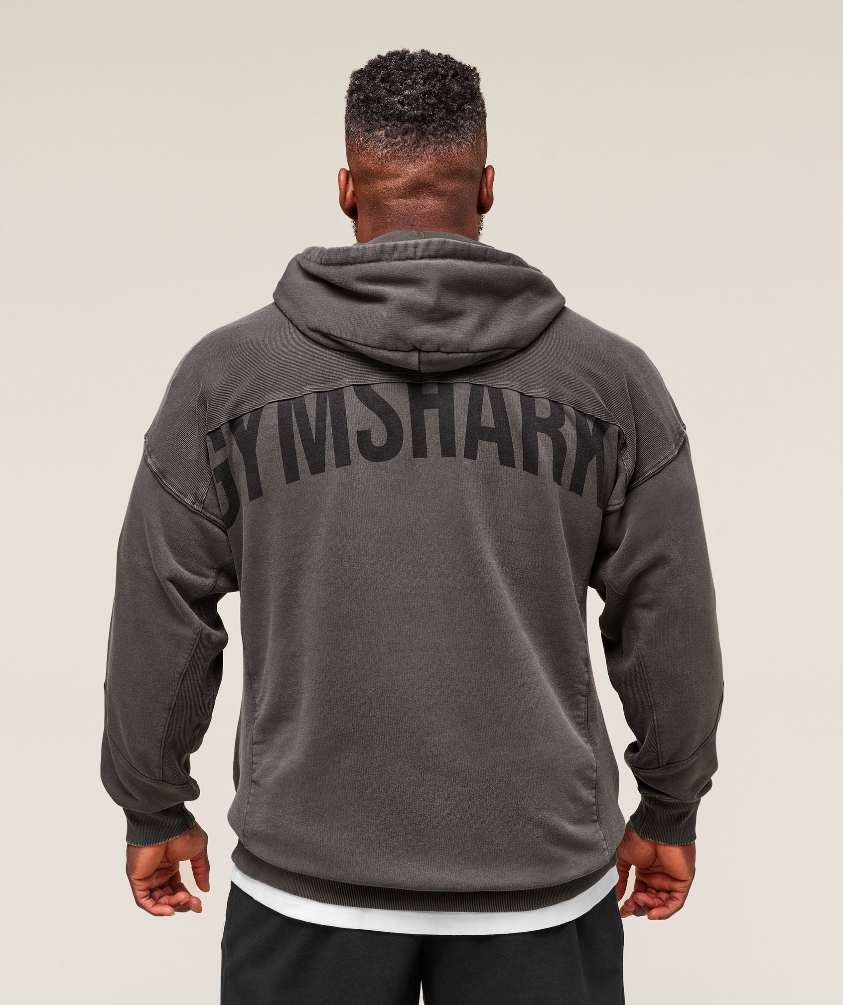 Gymshark Power Washed Hoodie Onyx Grey