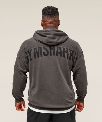 Gymshark Power Washed Hoodie Onyx Grey
