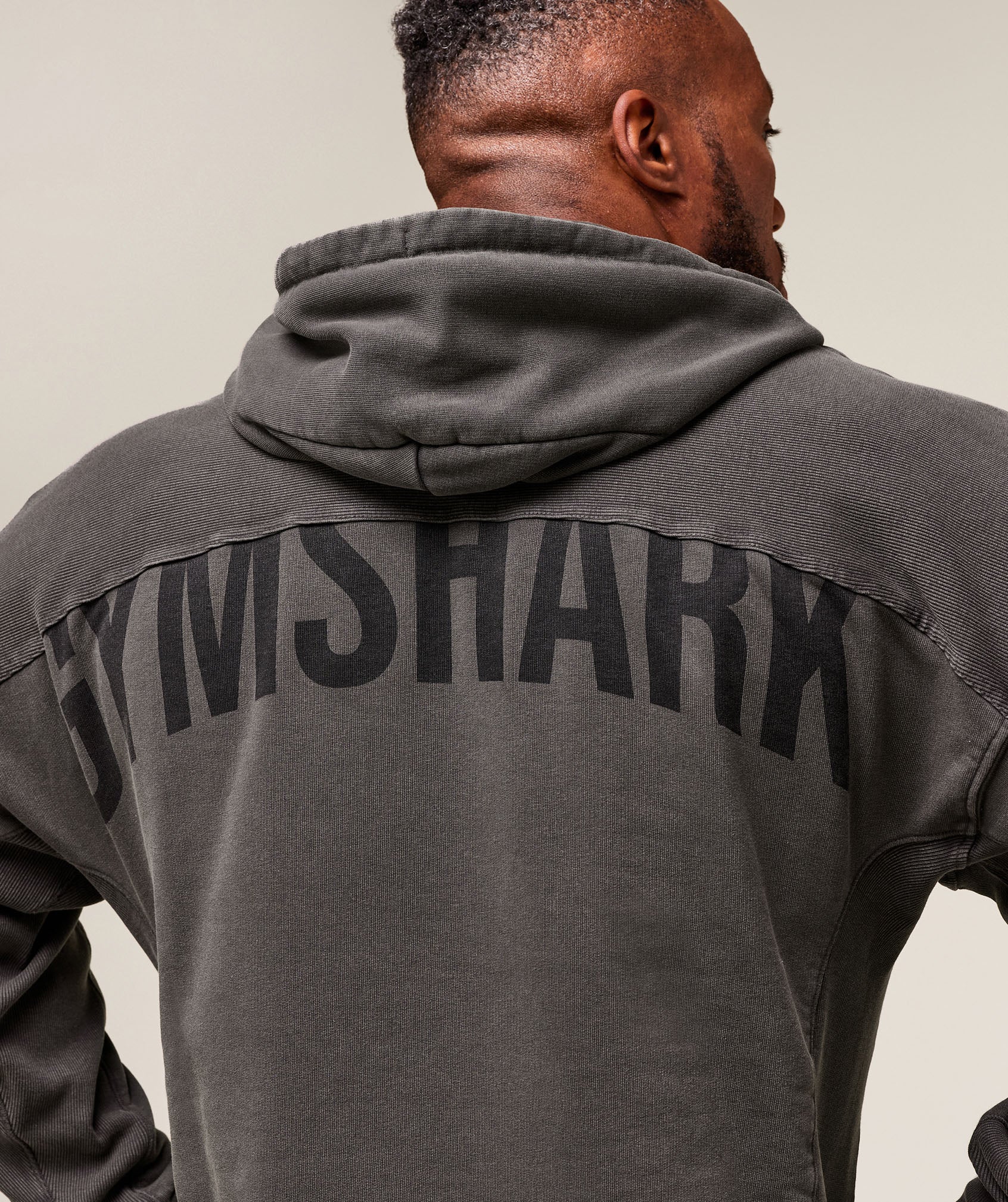 Gymshark Power Washed Hoodie Onyx Grey