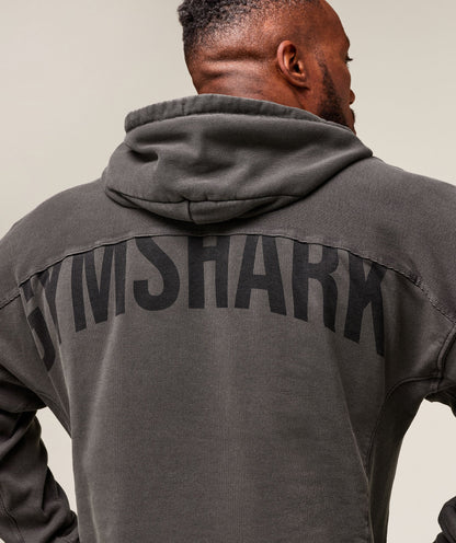 Gymshark Power Washed Hoodie Onyx Grey