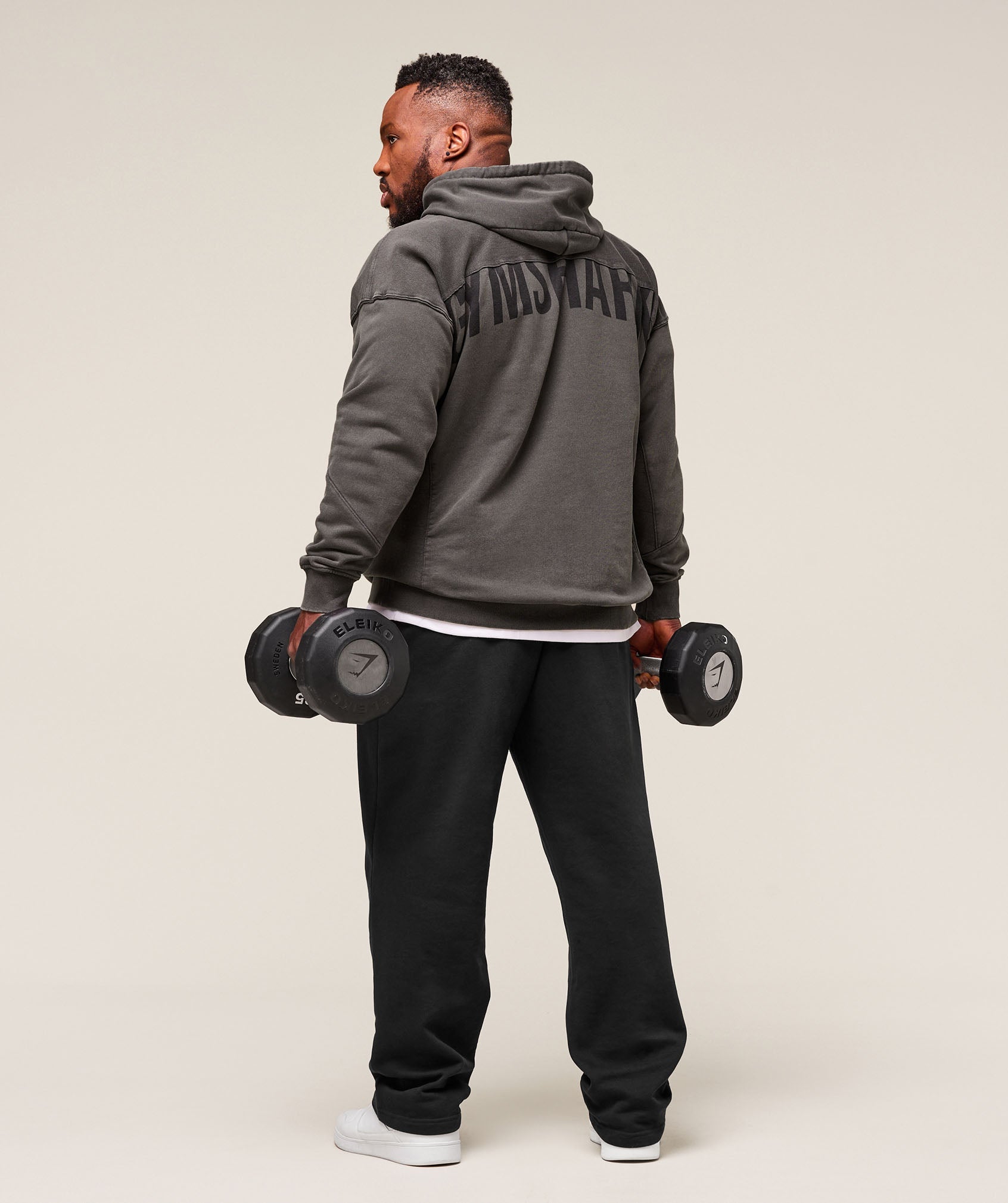 Gymshark Power Washed Hoodie Onyx Grey