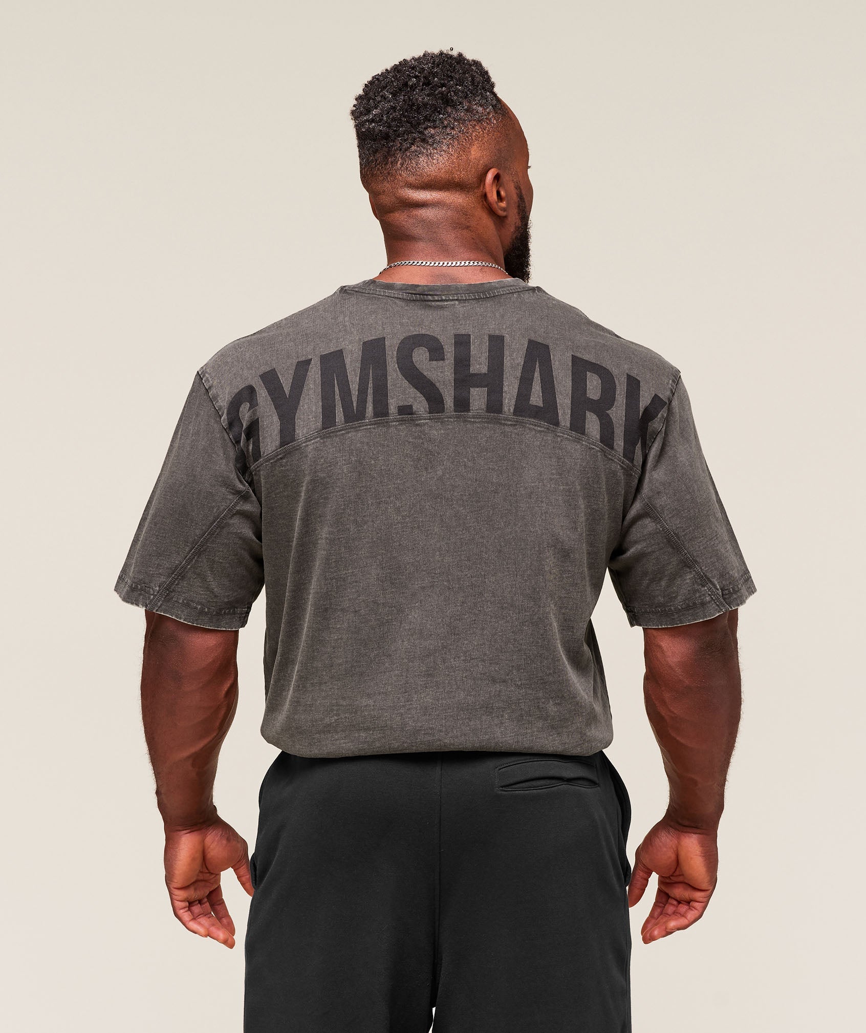 Gymshark Power Washed T-Shirt Onyx Grey