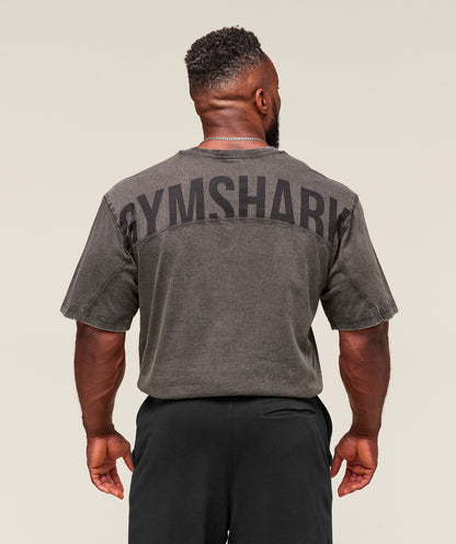 Gymshark Power Washed T-Shirt Onyx Grey