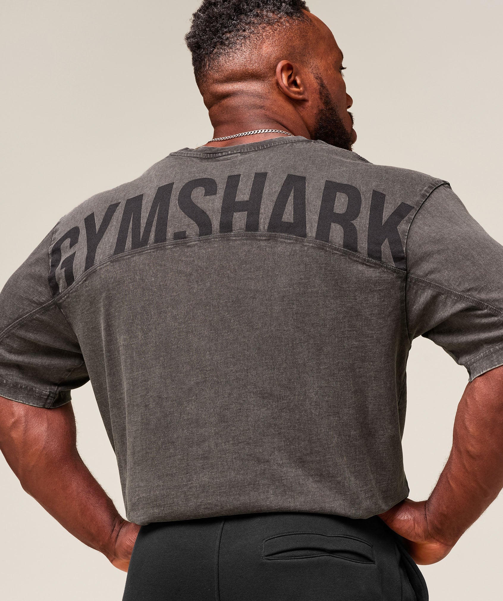 Gymshark Power Washed T-Shirt Onyx Grey