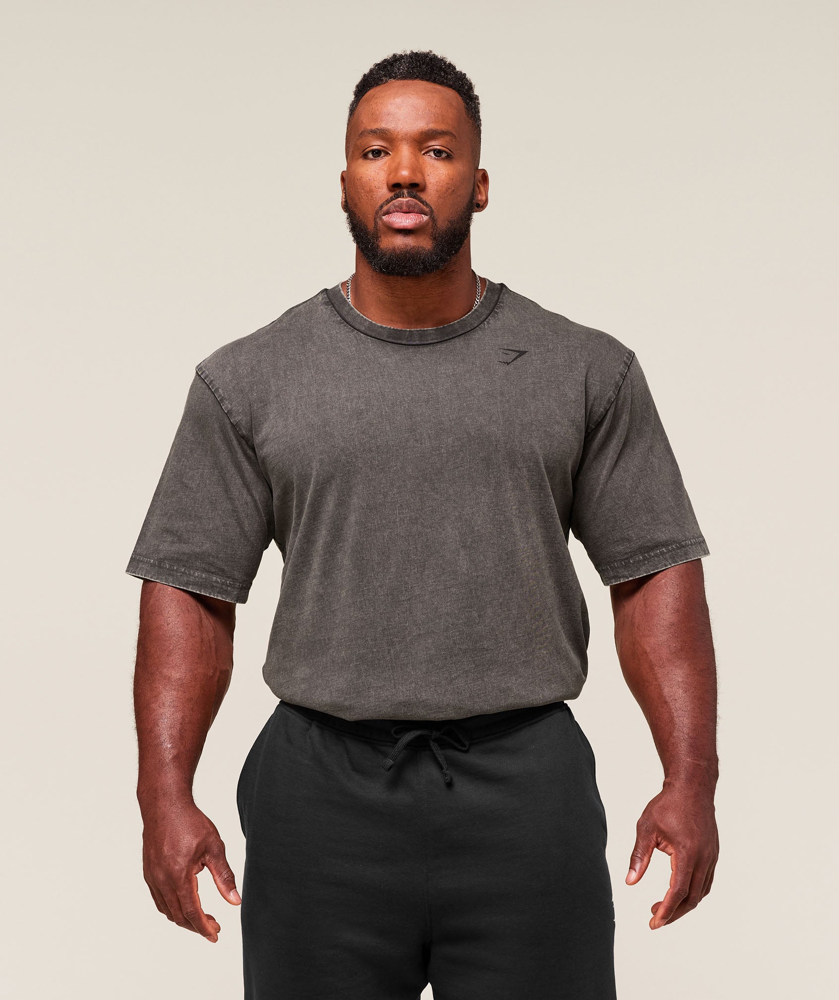 Gymshark Power Washed T-Shirt Onyx Grey