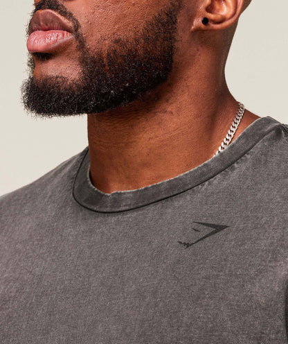 Gymshark Power Washed T-Shirt Onyx Grey