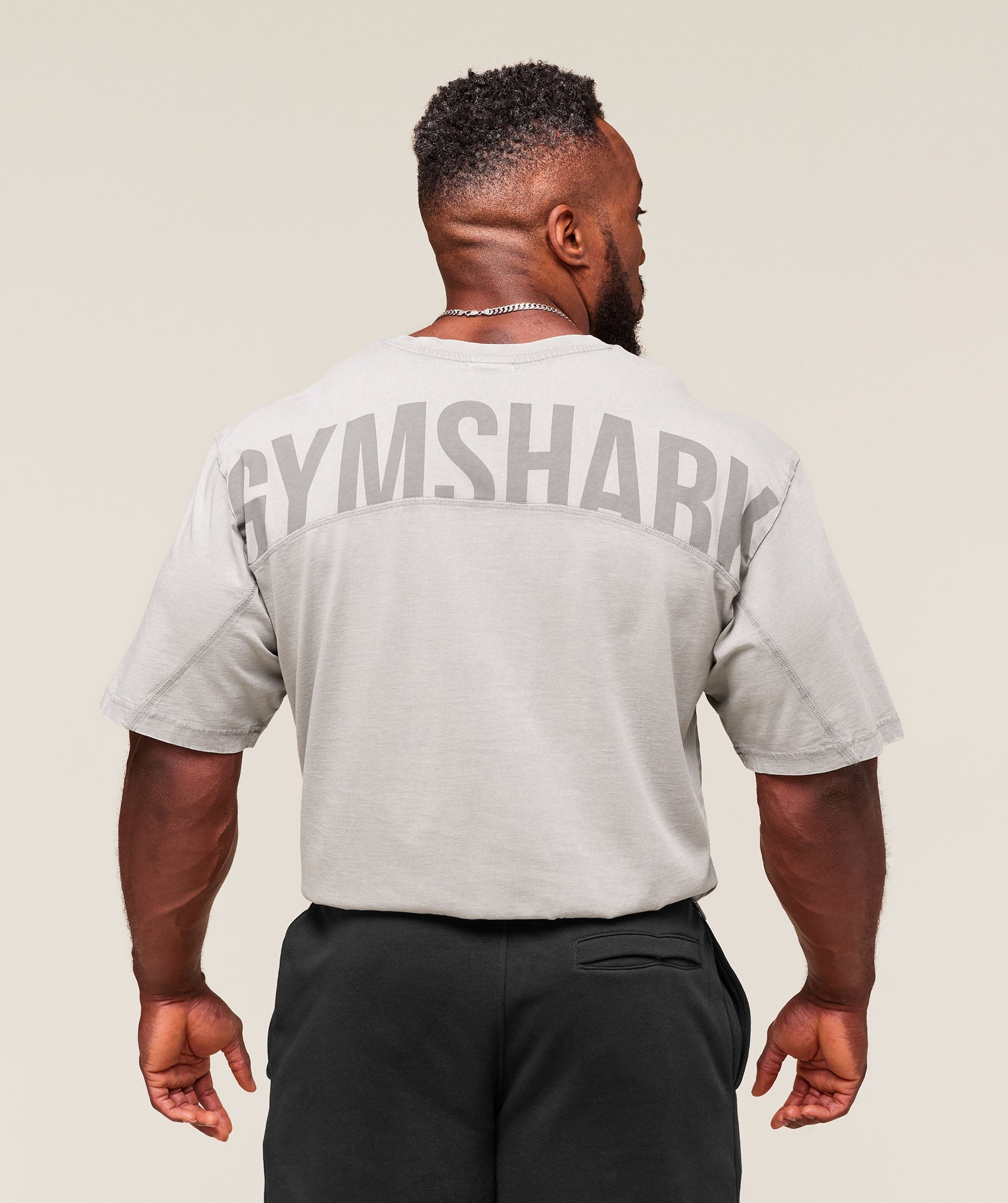 Gymshark Power Washed T-Shirt Smokey Grey