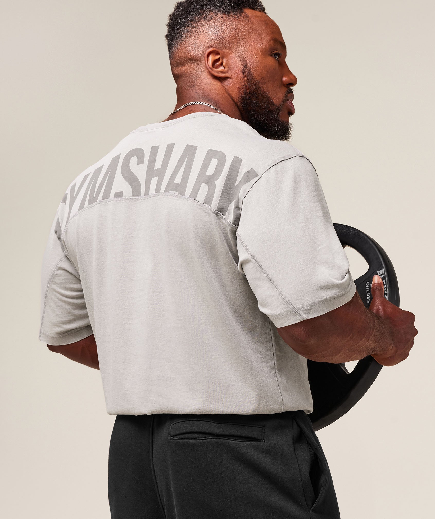 Gymshark Power Washed T-Shirt Smokey Grey