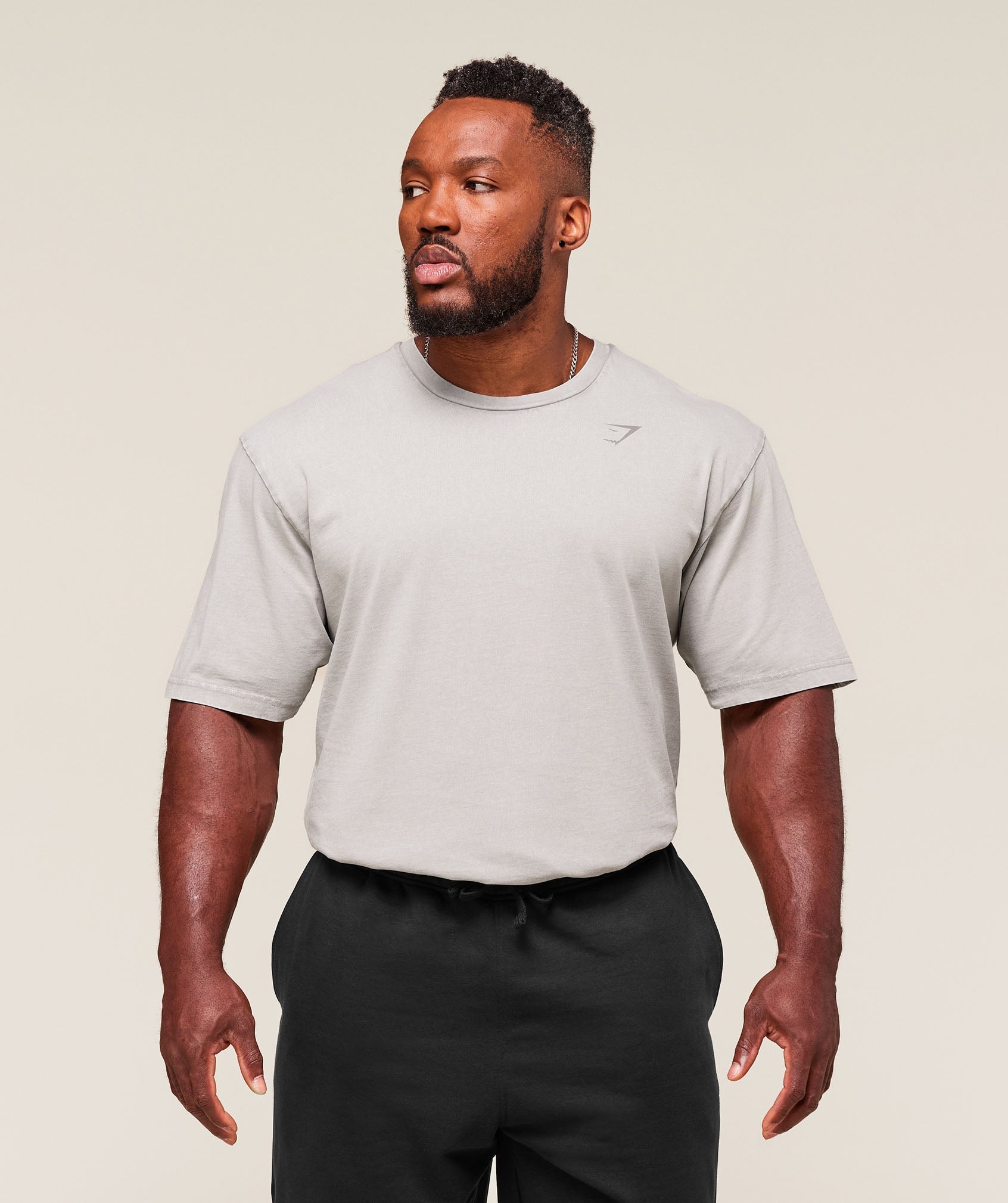 Gymshark Power Washed T-Shirt Smokey Grey
