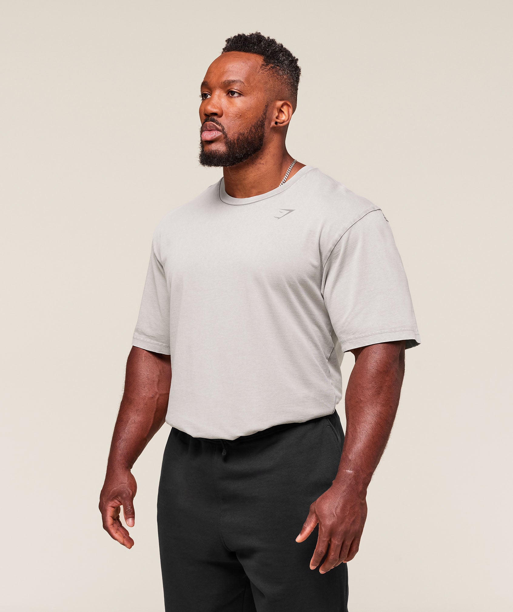 Gymshark Power Washed T-Shirt Smokey Grey