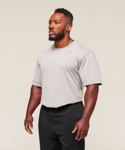 Gymshark Power Washed T-Shirt Smokey Grey