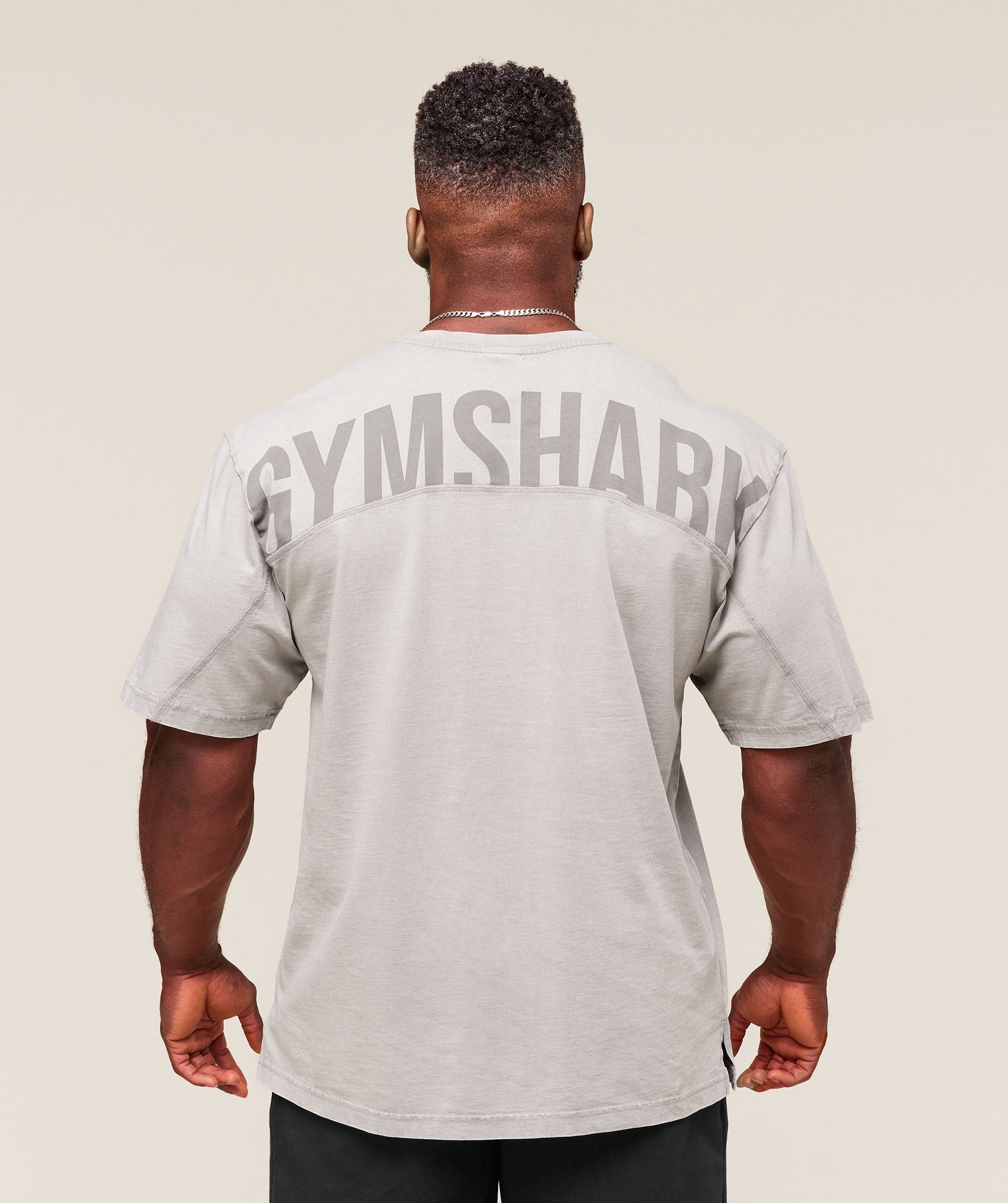 Gymshark Power Washed T-Shirt Smokey Grey