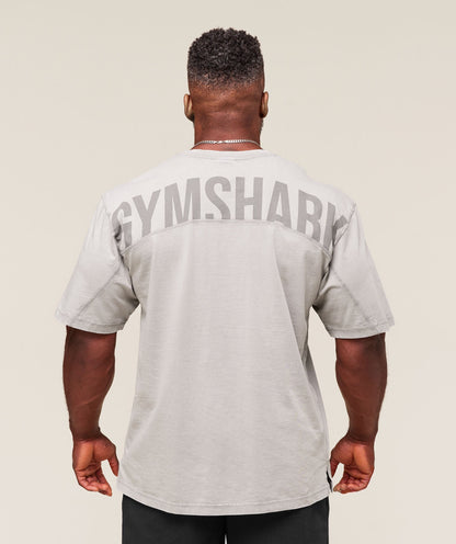 Gymshark Power Washed T-Shirt Smokey Grey