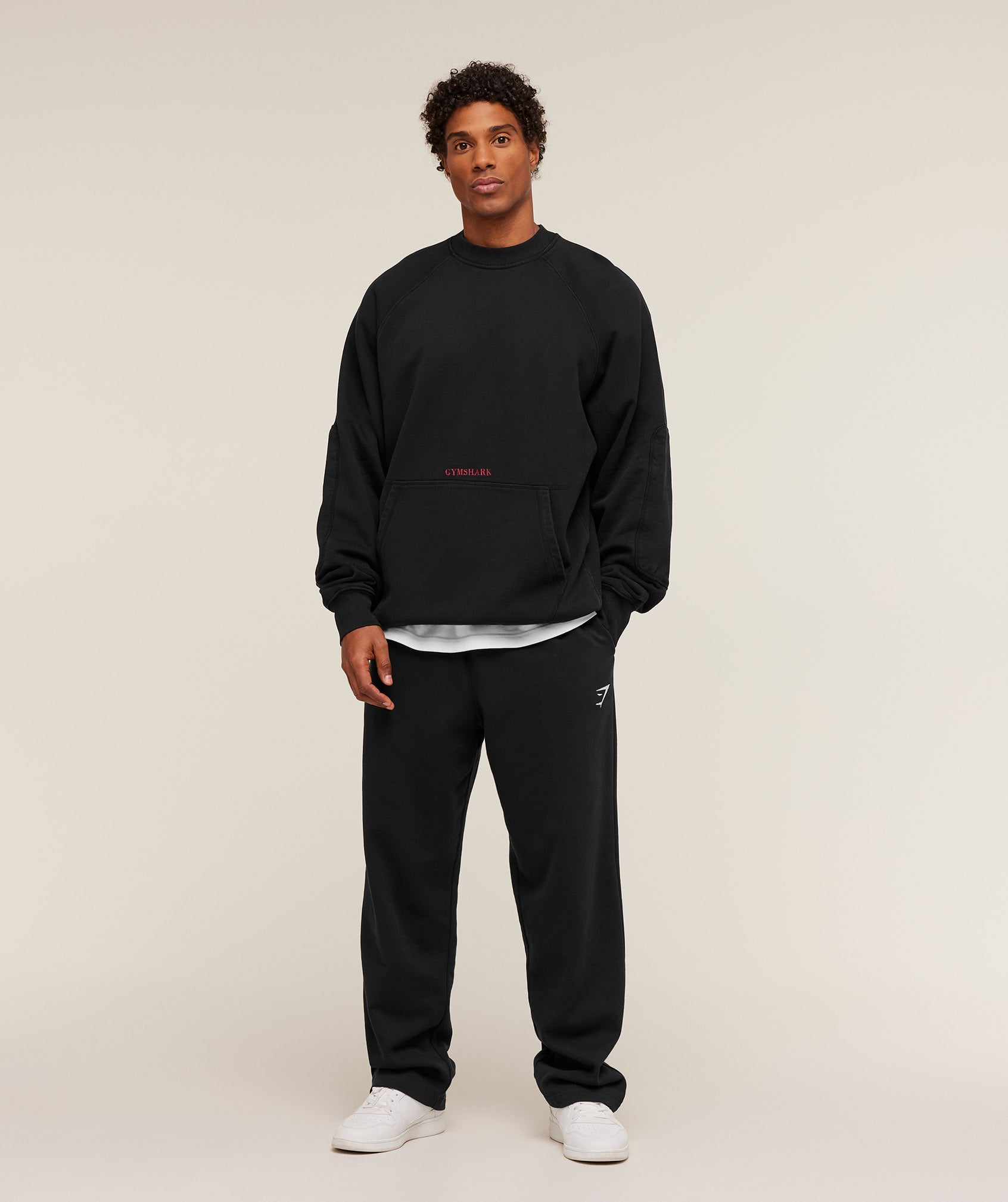 Gymshark Premium Heavyweight Crew Black
