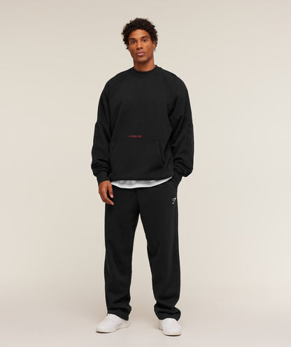 Gymshark Premium Heavyweight Crew Black