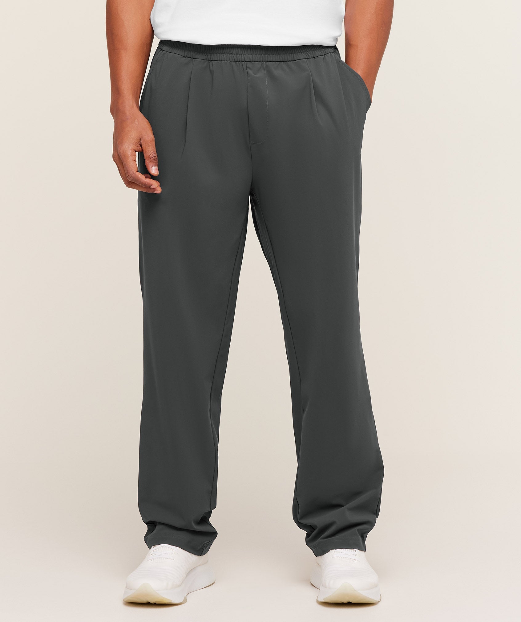 Gymshark Tailored Track Pants Asphalt Grey