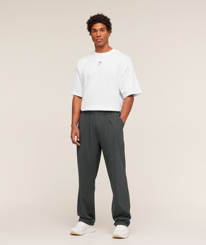 Gymshark Tailored Track Pants Asphalt Grey