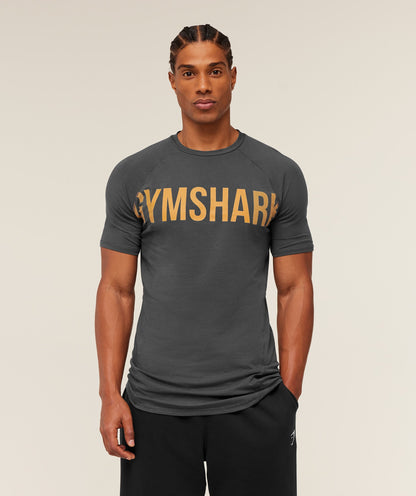 Gymshark Prime T-Shirt Onyx Grey