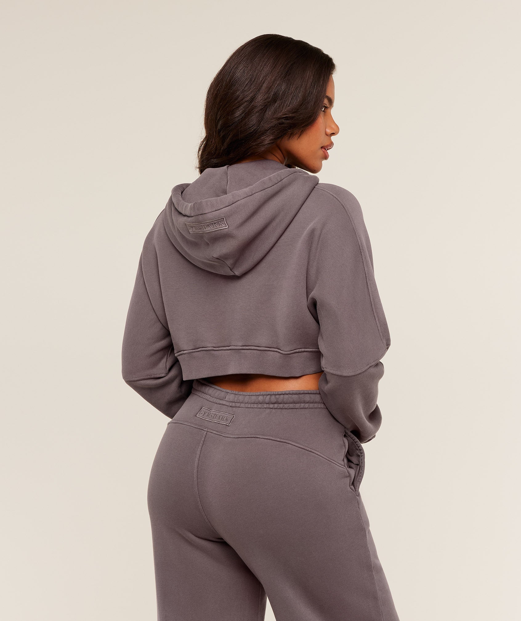 Women's Gymshark Pump Zip Through Hoodie Gs Cool Brown