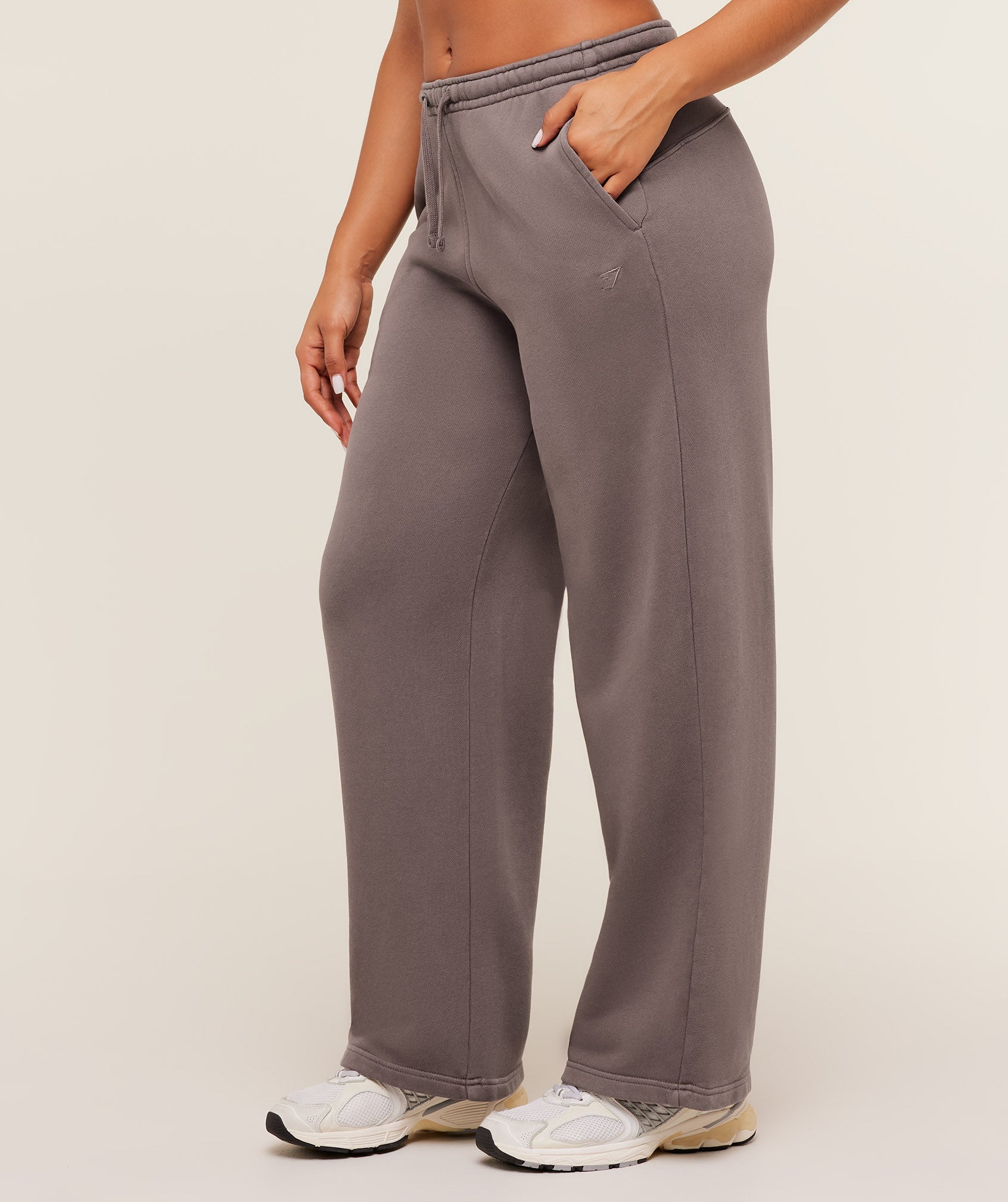 Women's Gymshark Pump Straight Leg Pants Gs Cool Brown