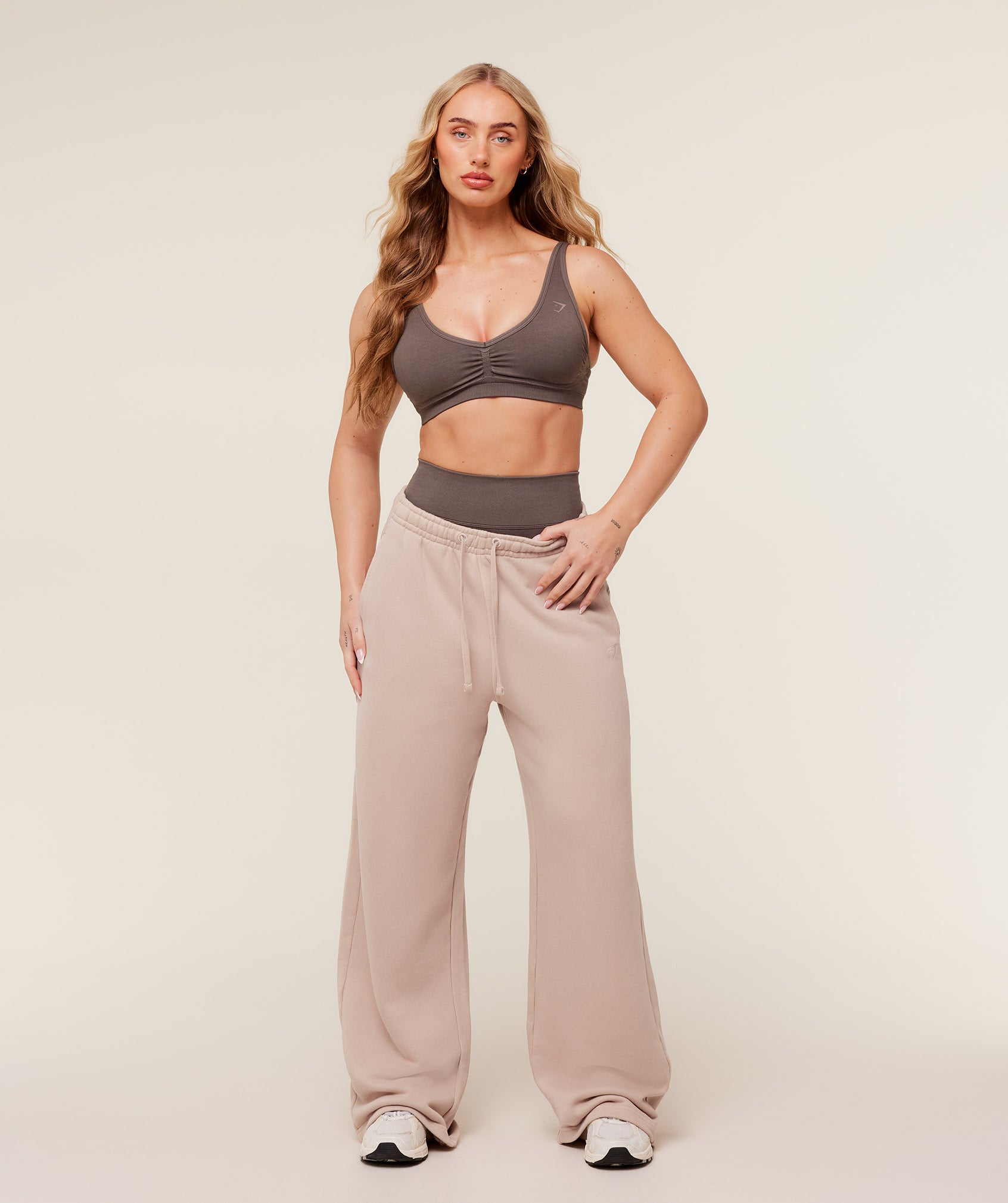 Women's Gymshark Pump Straight Leg Pants Gs Dusk Pink