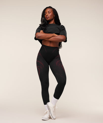 Women's Gymshark Pump Cover Structured Fleece Top Black