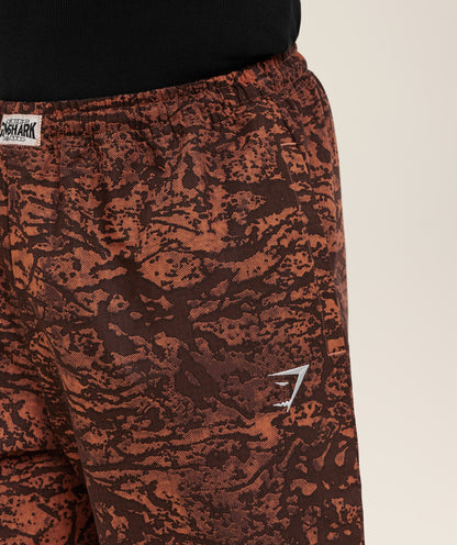 Women's Gymshark Pumper Pants Terracotta Orange