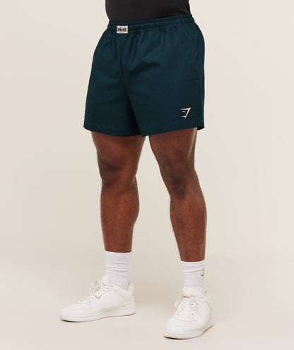 Gymshark Pumper Shorts 5" Deep Petrol Blue