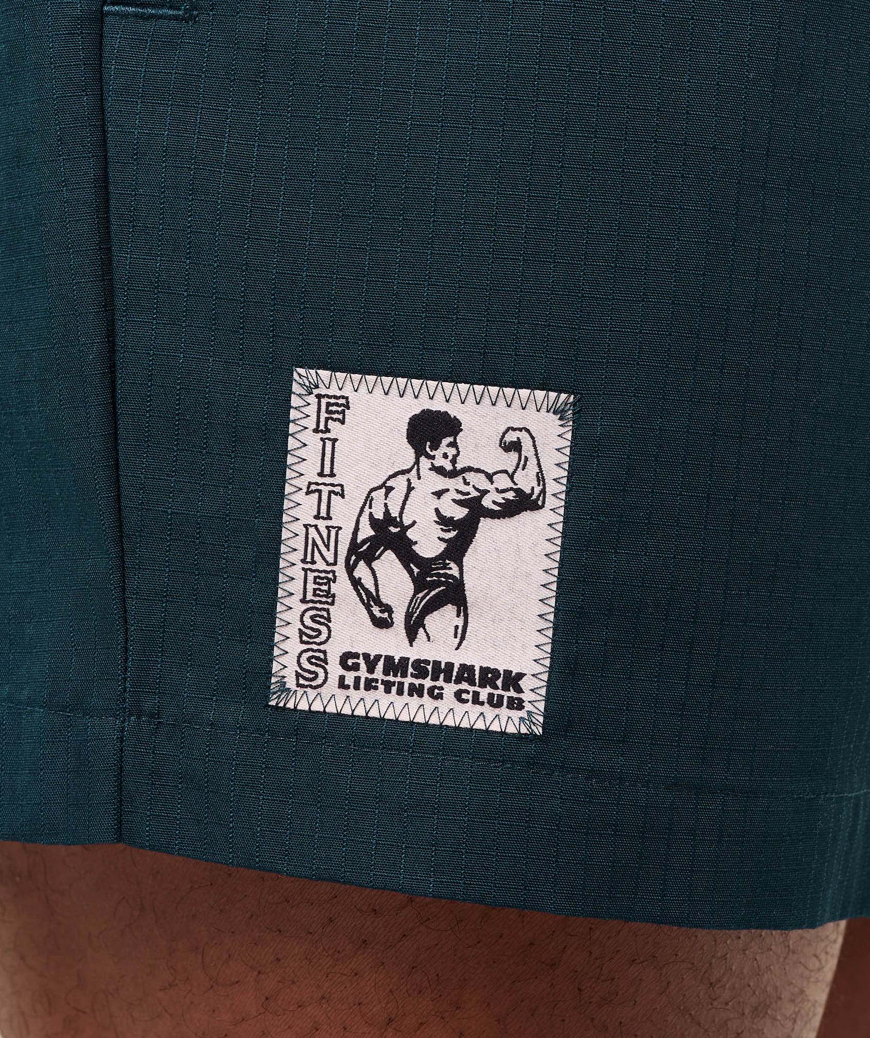 Gymshark Pumper Shorts 5" Deep Petrol Blue