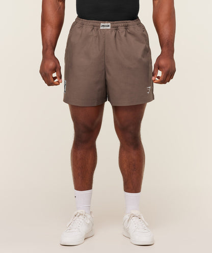 Gymshark Pumper Shorts 5" Soft Brown