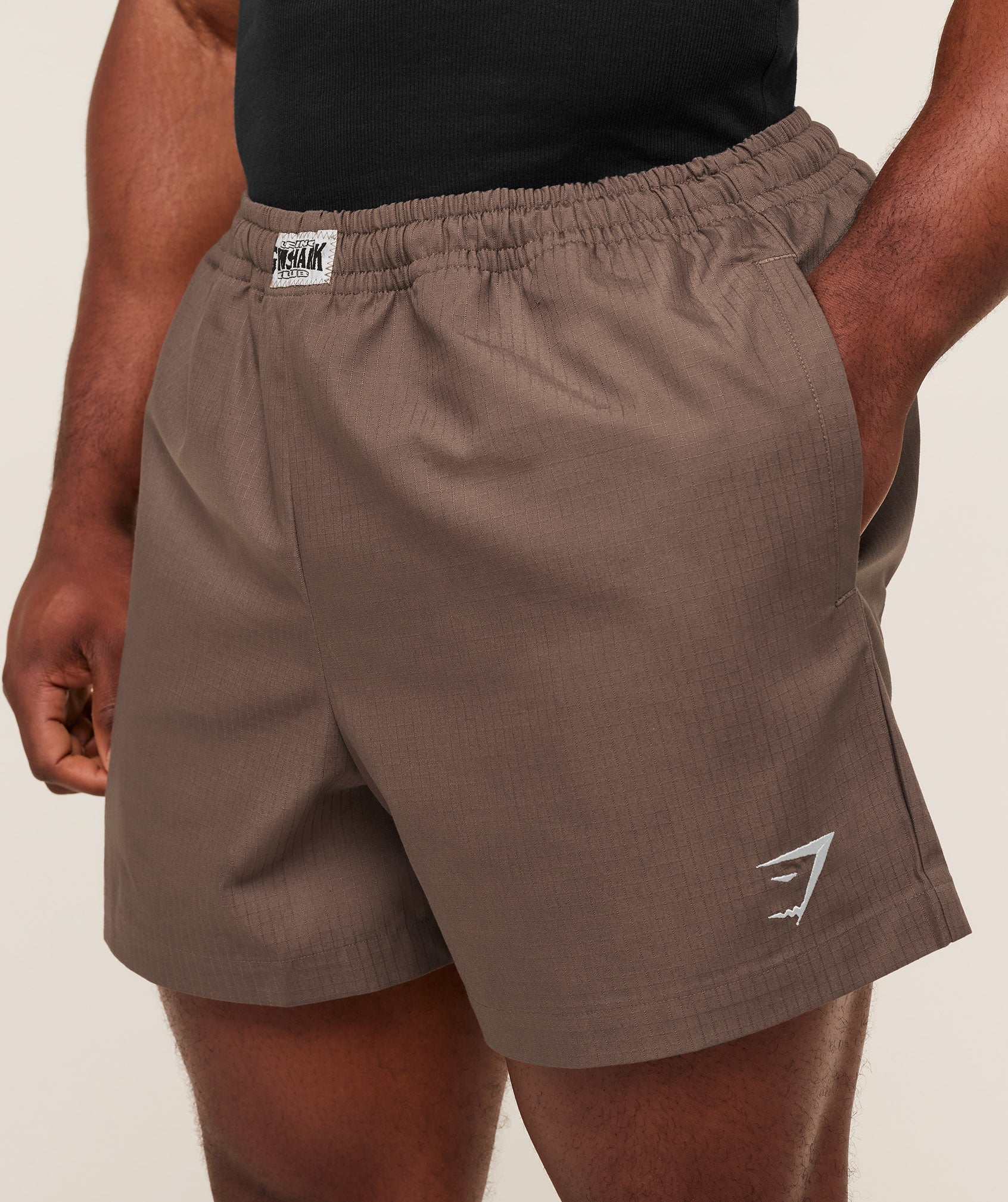 Gymshark Pumper Shorts 5" Soft Brown