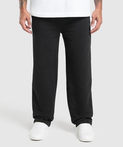 Gymshark Rest Day Essentials Straight Leg Joggers Black
