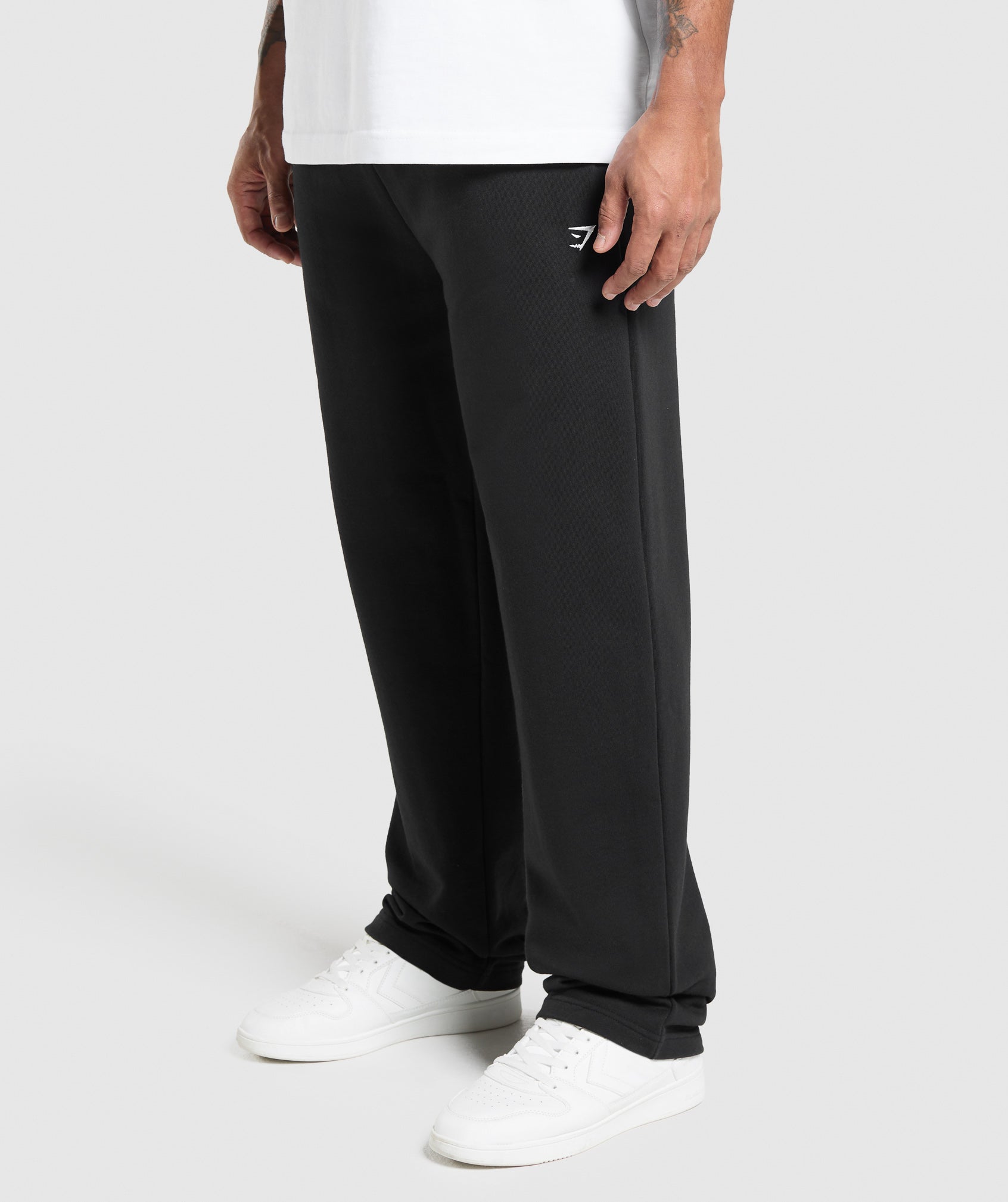 Gymshark Rest Day Essentials Straight Leg Joggers Black
