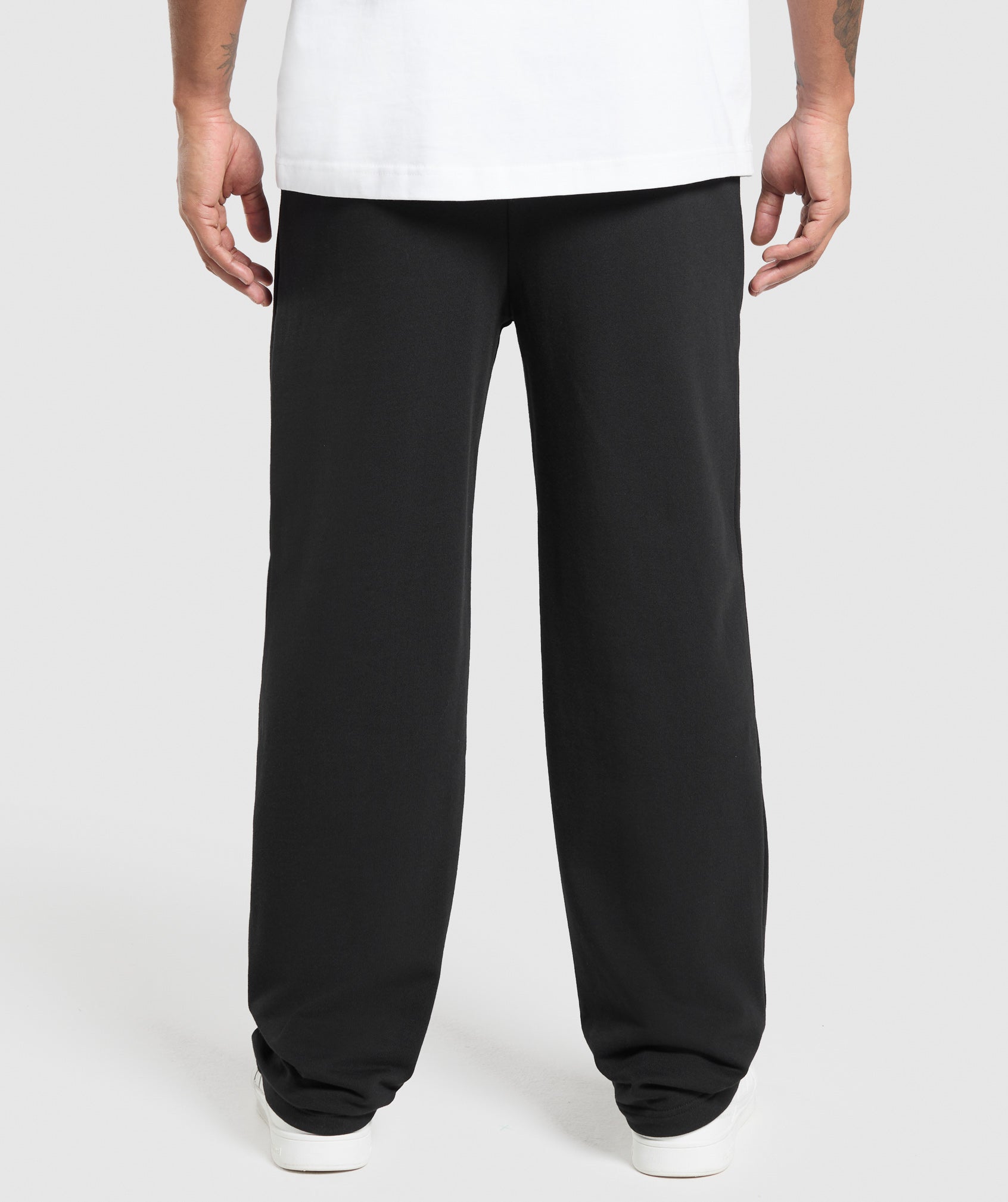 Gymshark Rest Day Essentials Straight Leg Joggers Black