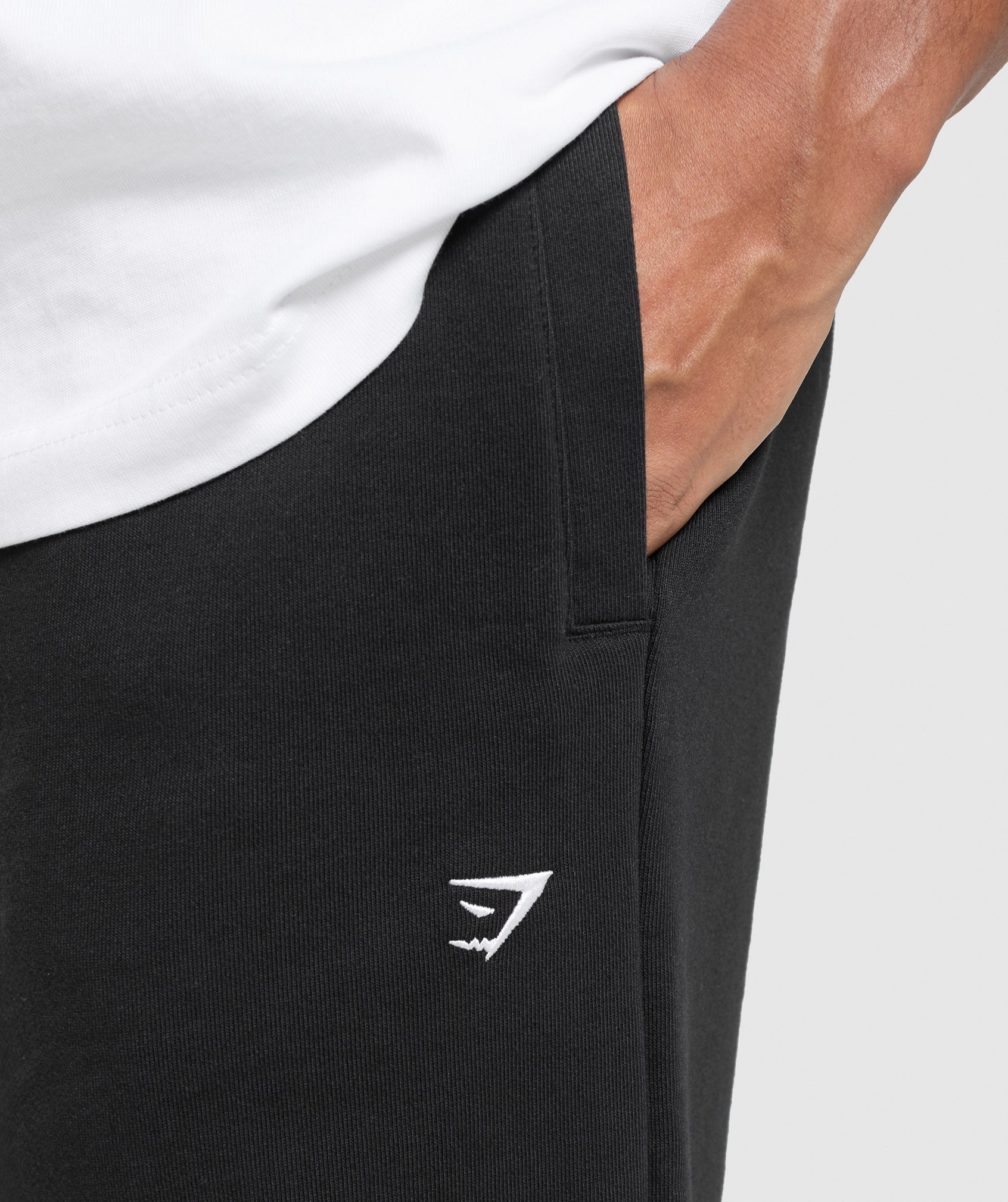 Gymshark Rest Day Essentials Straight Leg Joggers Black
