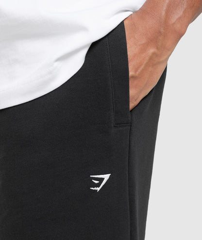 Gymshark Rest Day Essentials Straight Leg Joggers Black