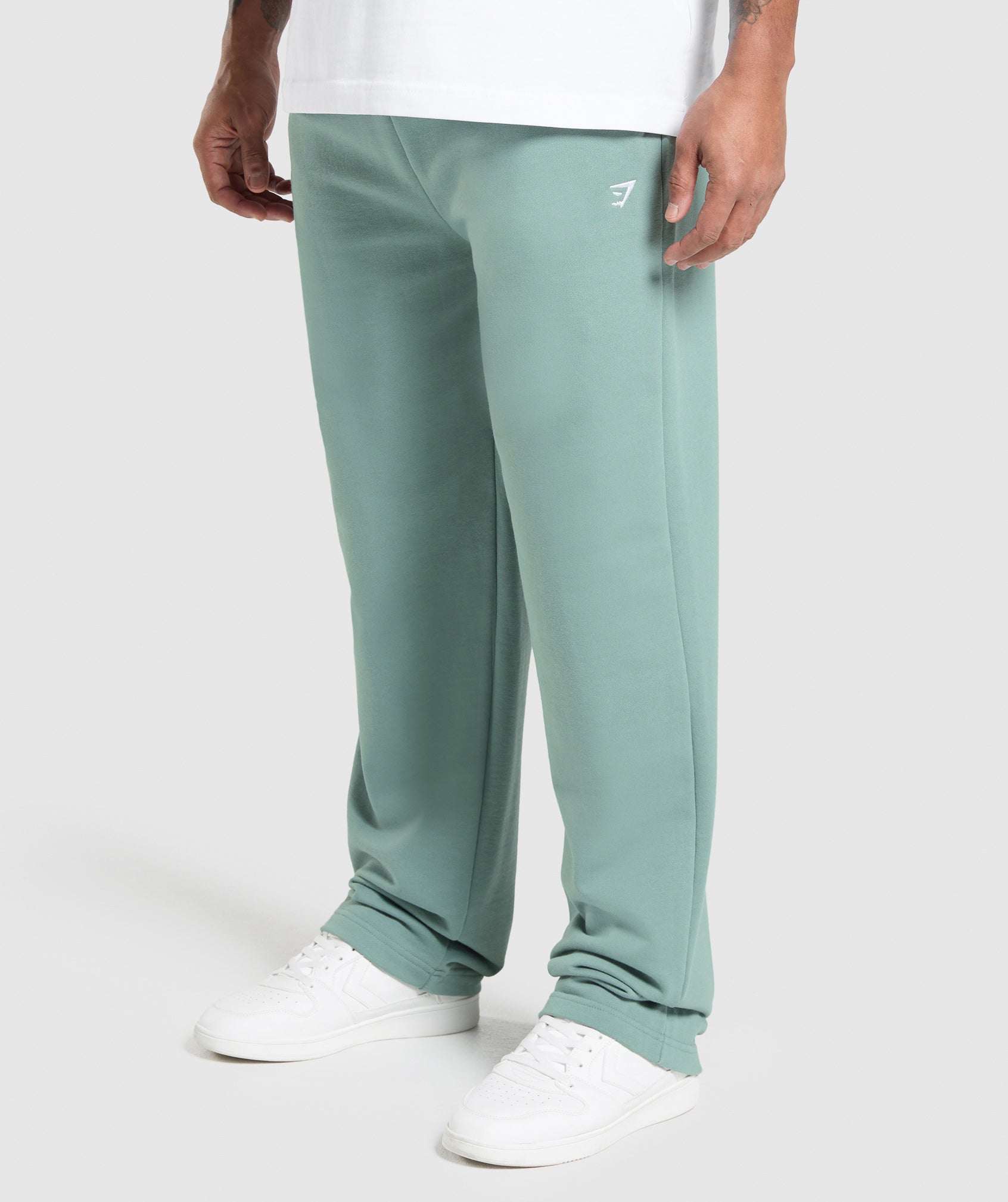 Gymshark Rest Day Essentials Straight Leg Joggers Celeste Blue