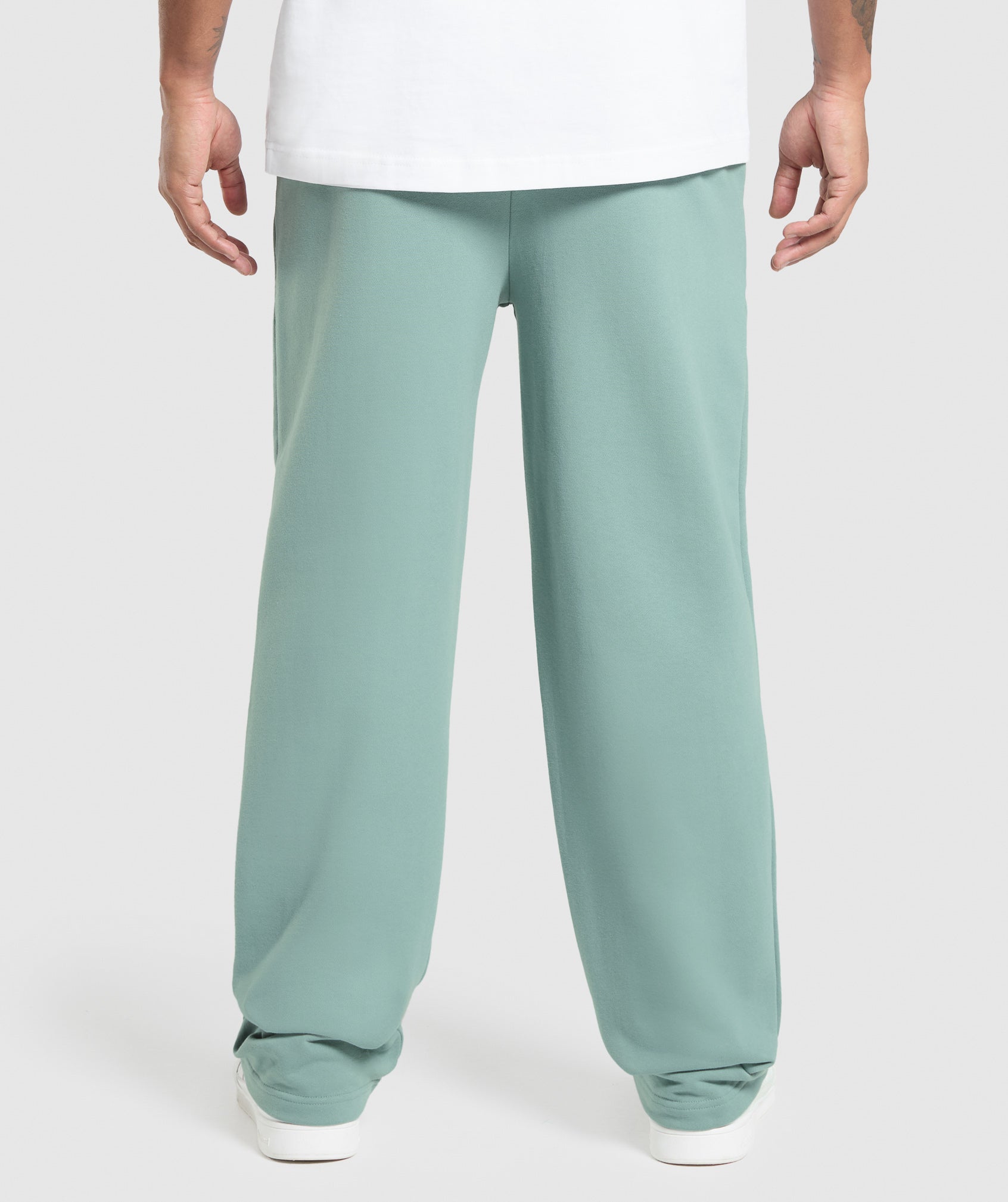 Gymshark Rest Day Essentials Straight Leg Joggers Celeste Blue