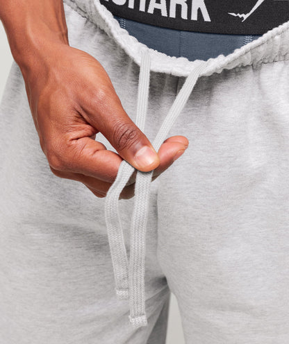 Gymshark Rest Day Essentials Straight Leg Joggers Light Grey Marl