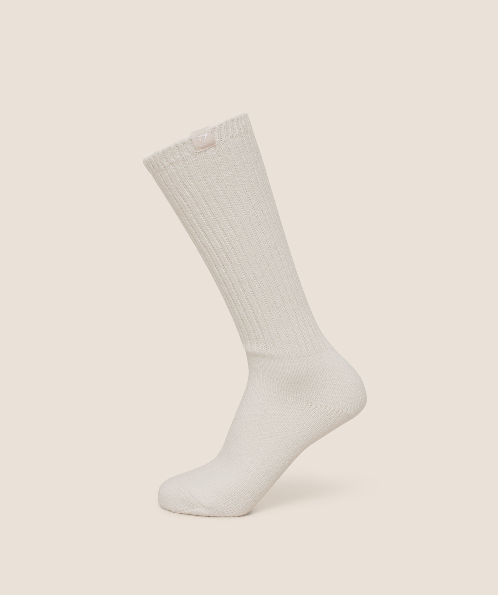Women's Gymshark Comfy Rest Day Socks Gs Soft White